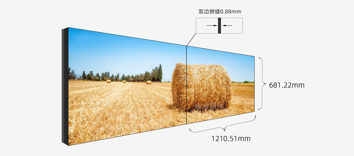 0.88拚縫是什麽意思？0.88mm拚接屏品牌